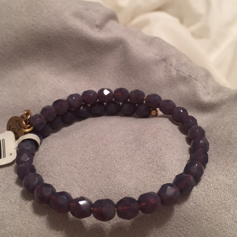 Alex & Ani grape colored bracelet